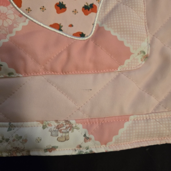 Dolls Kill Pink Strawberry Shortcake Patchwork Jacket - Picture 5 of 6